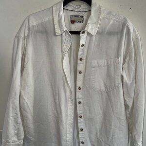 Urban Outfitter Vintage White Button Down Shirt Size M